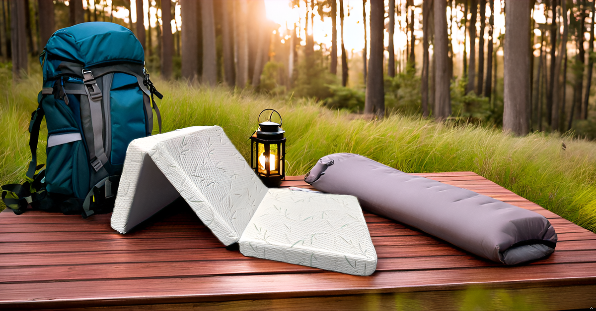 Colchón Individual Plegable de bambú 190 x 70 x 10 cm | Espuma HD, Funda Impermeable  Hecho en México por Colchones Dorm®